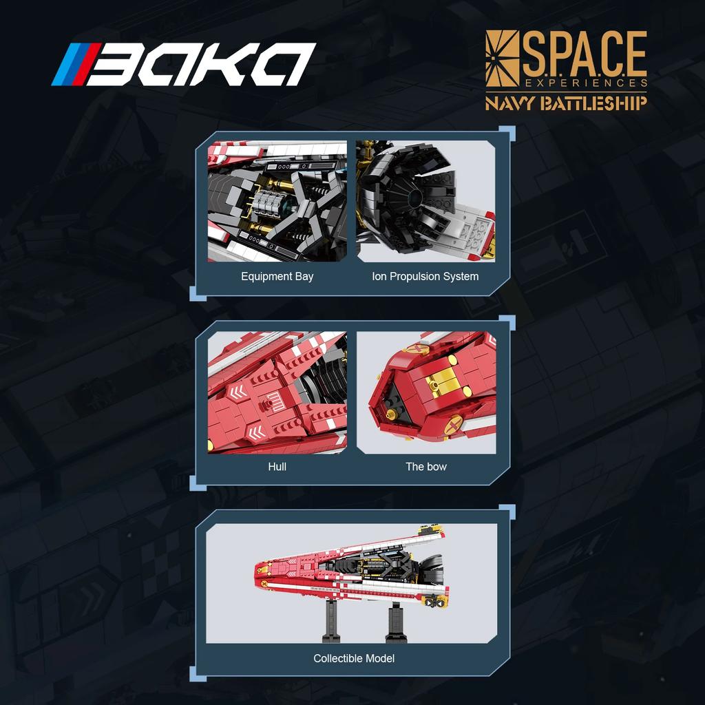 Нетоксичные 2107 деталей Космический Военно-морской Линкор Строительные Блоки Космическая Война Модель Космического Корабля Кирпичики Настольное Украшение DIY Игрушка Для Детей Подарки на Праздник