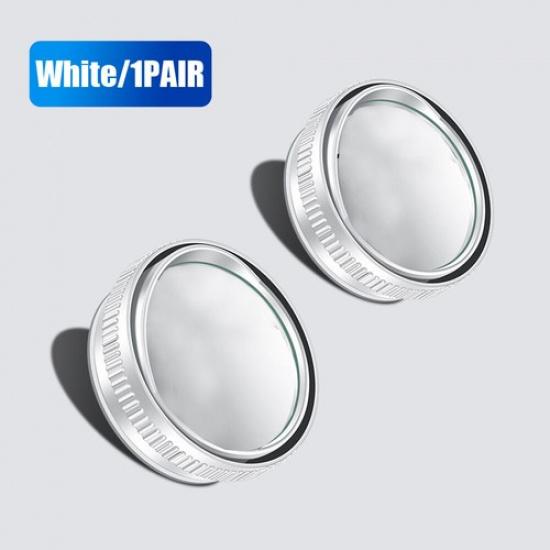 2Pcs 360° Blind Spot Mirror Car Reversing Rearview Mirror Small Circular Mirror