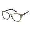 New Fashion Vintage Gradient Eyeglasses For Nearsightedness Anti Blue Light Myopia  Unique Transparent Cat Eye Glasses Frame