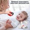 Joyreal Baby Sensory Toys, 13 Pcs Black and White Sensory Toys 0-6 Months, Foil Blanket, Sensory Cards, Baby Rattles, Ribbon Ring, Scarf, Maracas, Ne