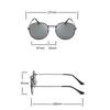 1pc New Fashion Women's Sunglasses, , Shape, Gradient Lens, High-End Design For Large Faces Vintage Shades Beach Men's Sunglasses
