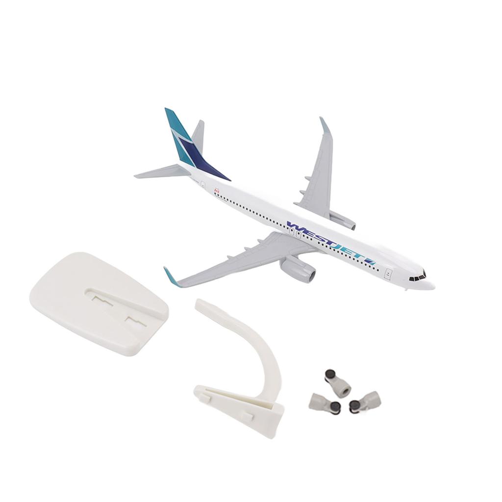 Металлическая модель самолета, точный масштаб, домашний декор, устойчивая основа, литая модель самолета из сплава с поддержкой