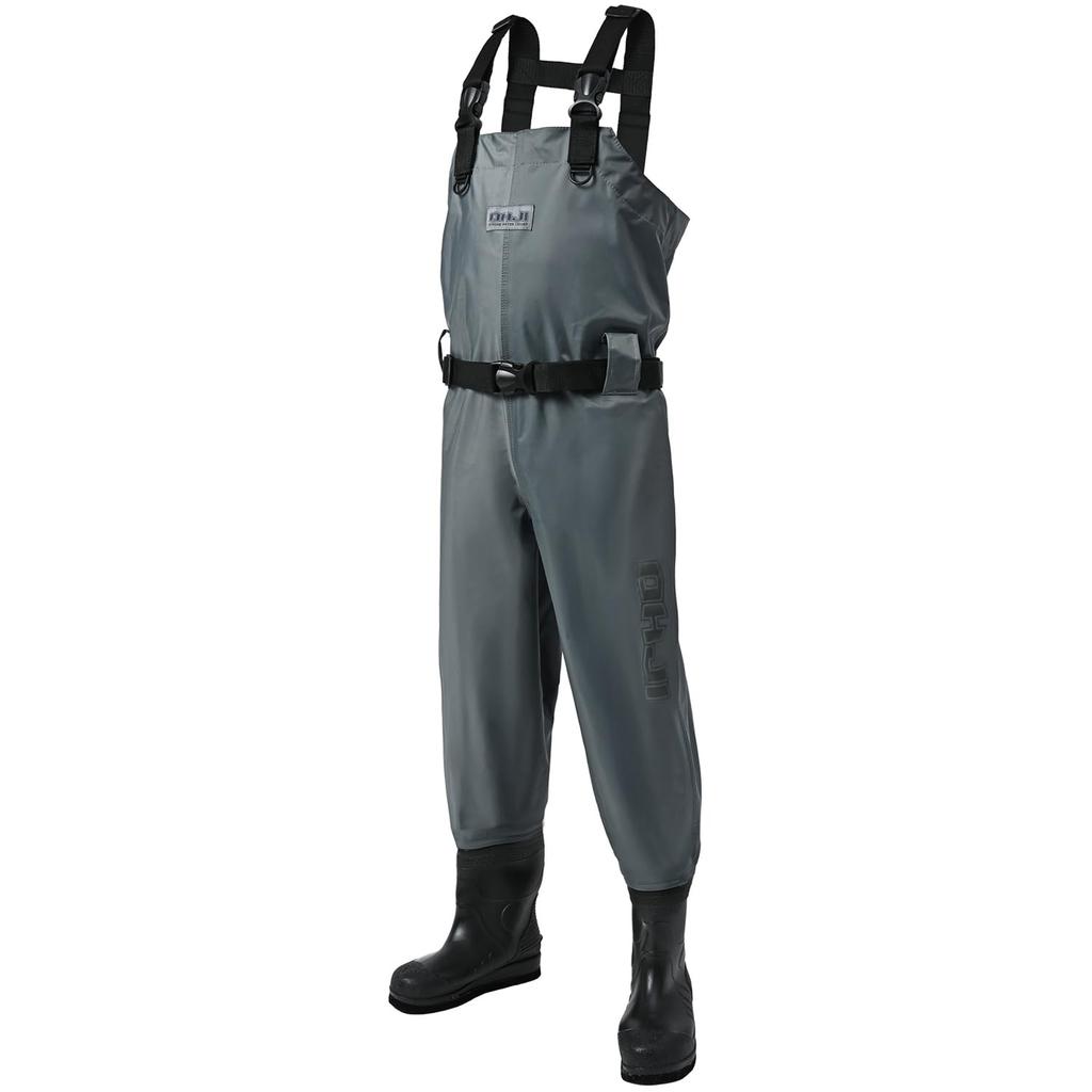 excel Chest High Wader 70D Gray L (Radial Sole) OH-003R