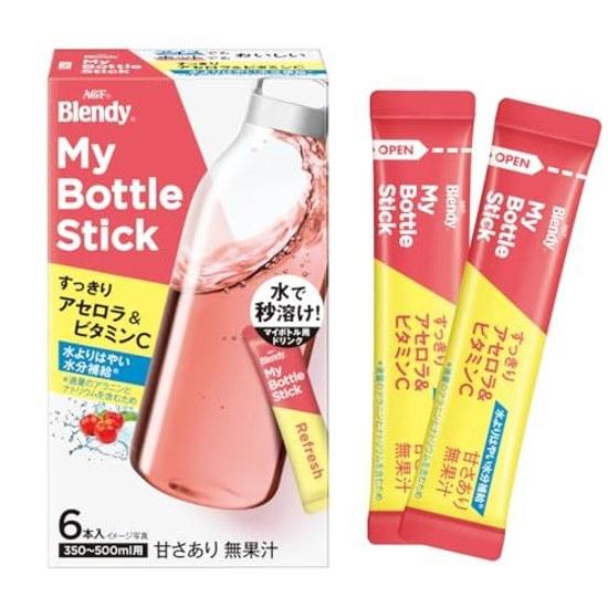 AGF Blendy My Bottle Stick Refreshing Acerola Vitamin C 6 sticks x 3 boxes Hydration Support Water Bottles