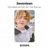Seventeen ТЫ ДЕЛАЕШЬ МОЙ ДЕНЬ НАБОР СОЛНЦЕ версия. Официальная фотокарта