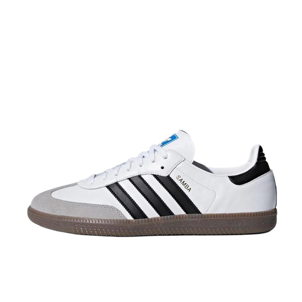 adidas Оригинальные SAMBA OG Tulip Tales Устойчивые к истиранию Низкие кеды для скейтбординга Унисекс Светло-фиолетовые B75806(Команда1303- )