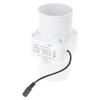 Inline Duct Fan 12V 10W Silent Exhaust Blower Quiet Air Circulation Fan Simple Use for Hydroponic Tent & Small Spaces