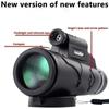 Ultra-long Distance 10000M Single-tube Low-light Night Vision Large-angle Telescope Single-tube Outdoor Walking Portable Telescope