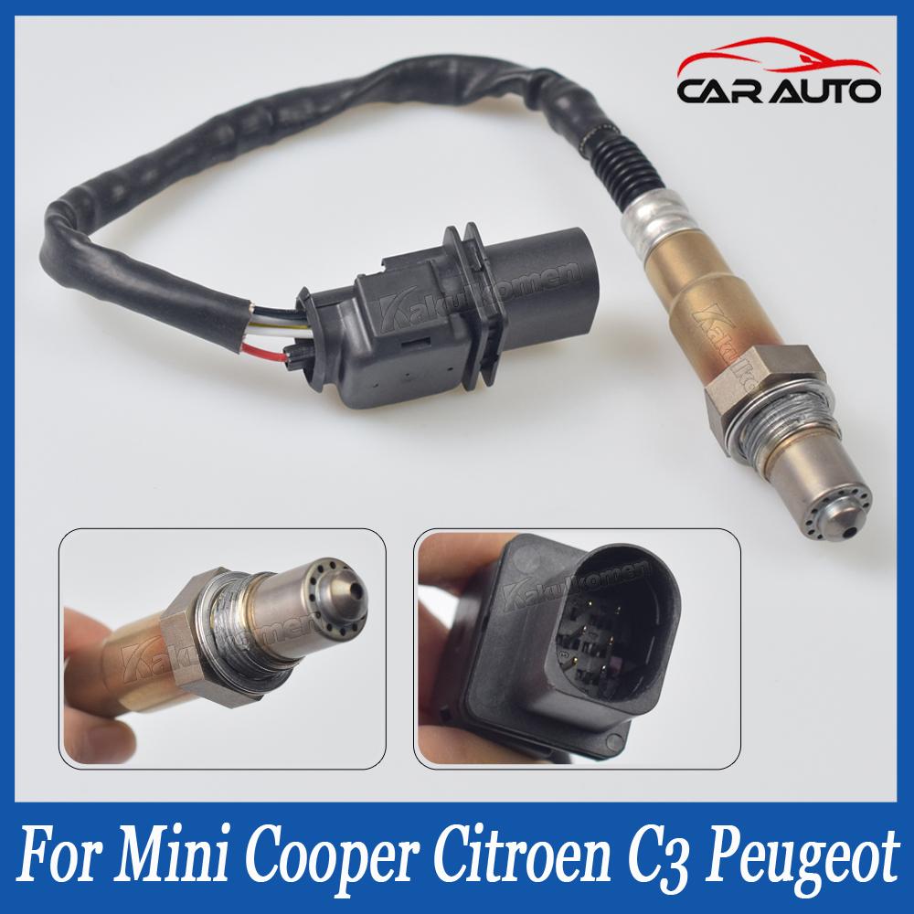 Высококачественный лямбда-зонд кислородный O2 датчик 0258017217 для Citroen Peugeot Mini Cooper R55 R56 R57 1.6L 11787560957 11787590713