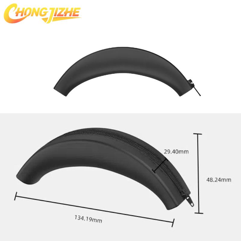 CHONGJIZHE Replacement leather Memory foam Earpads Silicone zipper head beam protective cover For Edifier W830BT 860NB headset
