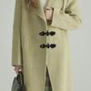 PU Leather Horn Buckle Vintage Sewing Crafts Button Fashion Sew-On Horn Buttons  for Coats Jackets