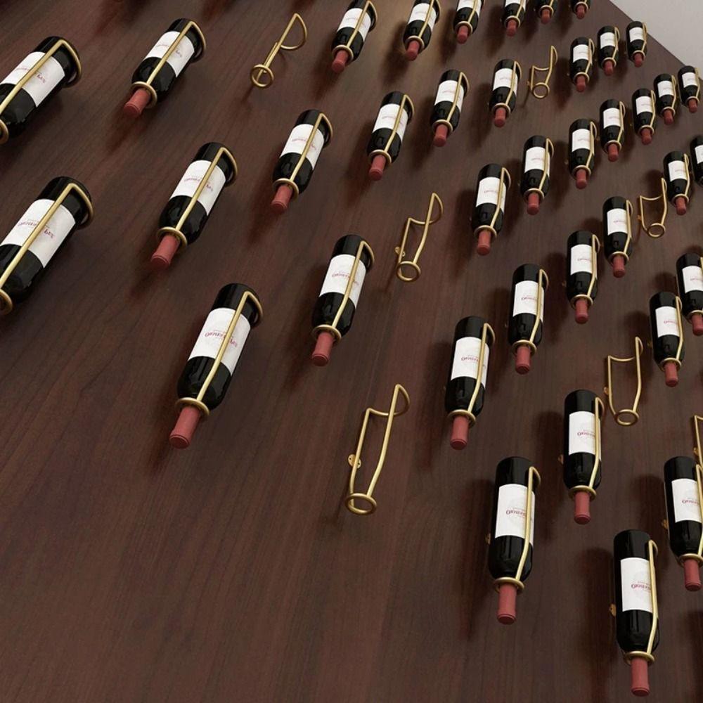 Настенный держатель для винных бутылок Простая современная полка-подставка для вина Винная стойка Барный шкаф