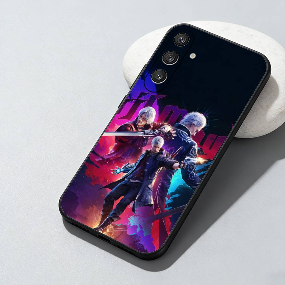 Чехол для телефона D-Dante D-Devil-l May C-Cry для Samsung Galaxy A73, A72, A71, A70, A52, A51 Другие Мягкий Черный Чехол