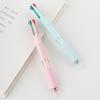 Press Using 4 Color Pen 4-in-1 Writing Pen Simple Multicolor Ballpoint Pen  School Office