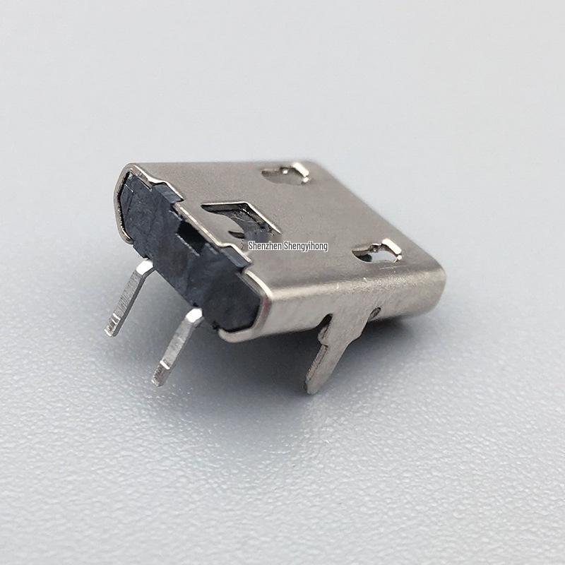 Разъем Micro2P мама, 90 градусов, двухконтактный, USB V8 розетка для зарядки
