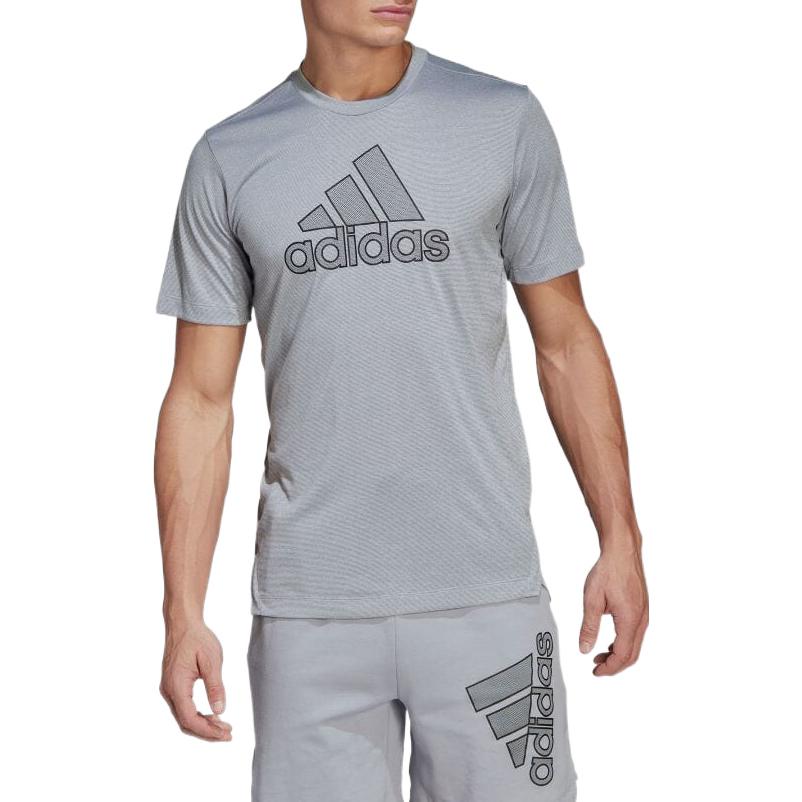 adidas Футболка Японская версия Мужская Серебристая HB9194