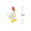 Chicken Plush Toys Simulated White Chicken Stuffed Doll Toys 18/25cm Home Decor Toys Gifts Hobbies Collectionhitite