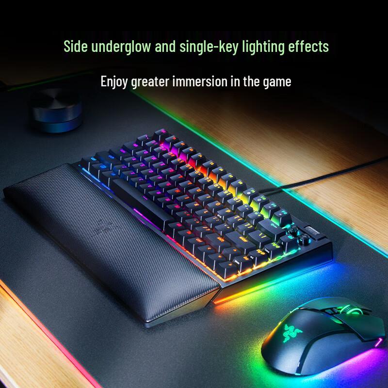 Razer BlackWidow V4 75% Механическая игровая клавиатура с возможностью горячей замены