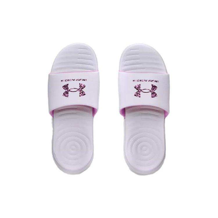 Under Armour Женские шлепанцы Ansa Бело-розовые 3024437-101