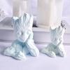 1 шт. Новая 3D-объемная форма для свечей "Большое Дерево Человек" DIY Диффузорный Гипсовый Человек-Дерево Groot Форма для Ароматической Свечи