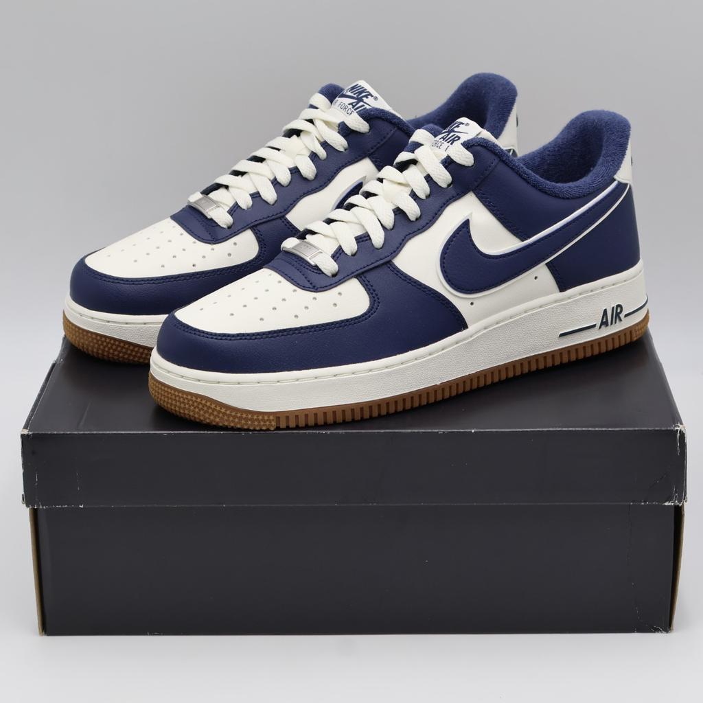DQ7659-101 Nike Air Force 1 Low College Pack Синий Белый (Мужской)