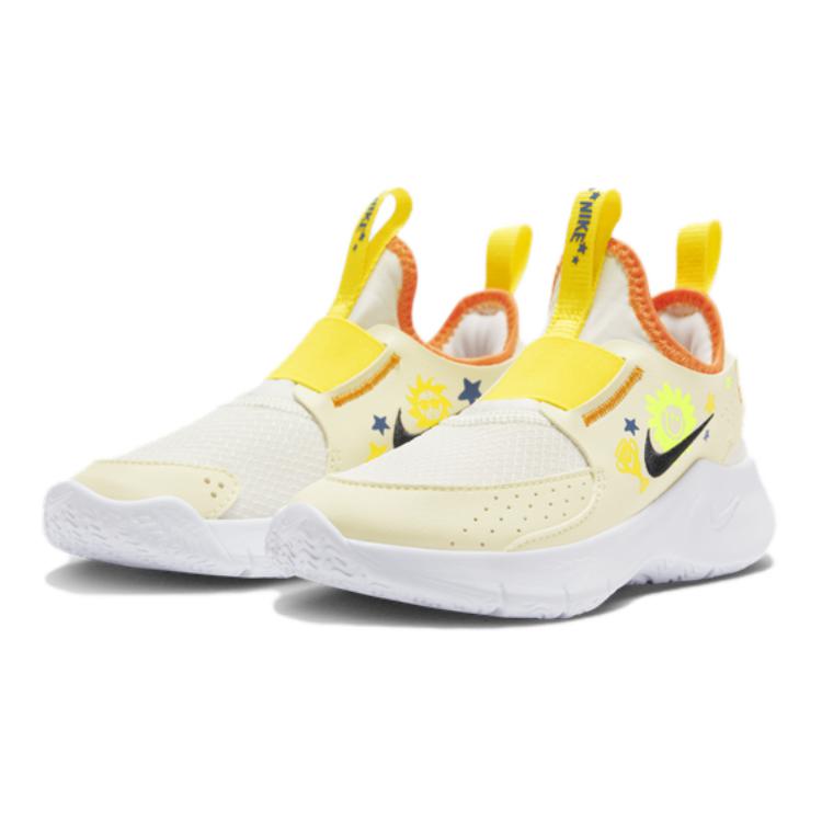 Nike Кроссовки Flex Runner 3 Ps Белый парус Флуоресцентный желтый Черный HM3719-101