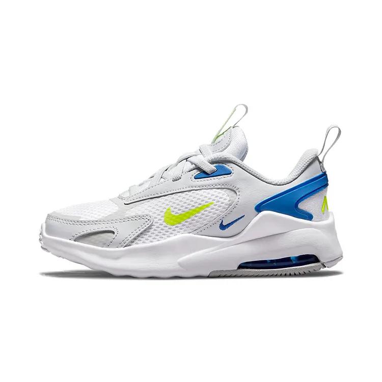 Nike Air Max Bolt PreSchool 'Pure Platinum Royal Volt' (Unisex) Pure Platinum / Grey / Game Royal / Volt Kids' Casual Shoes CW1627 004