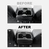 For Kia Telluride 2020-2025 Carbon Fiber Style ABS Rear Passenger Seat Water Cup Holder Frame Cover Trim Accessories LHD/RHD
