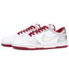 Nike Big Abrasion Resistant Low top Skateboard Shoes Men's Gray White Red 355152-150(Team1957-)