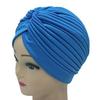Hot Sale Head Wrap Bandanas Stretchy Knotted Turban For Women Adult Chemo Hijab Muslim Hat Headband High Quality Indian Cap Popular 1PC