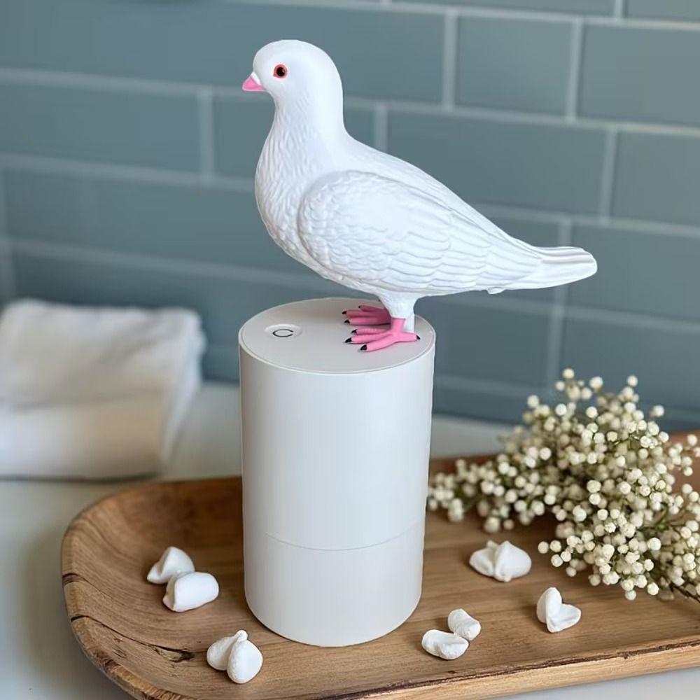 Creative Blue Bird Touchless Soap Dispenser Pigeon Shape Infrared Sensor Dispenser Kitchen Counter