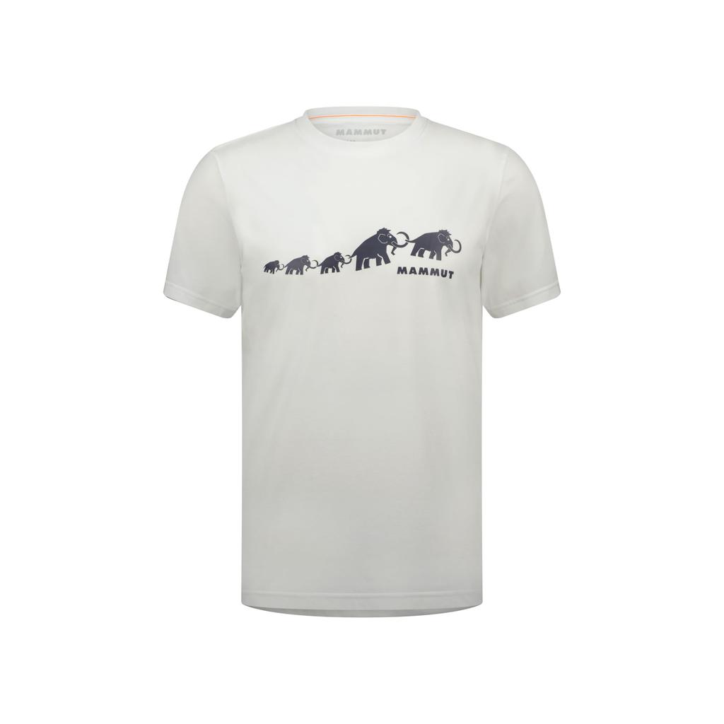 QD Logo Print Asian Fit Logo Print AF Men белая PRT3 [Mammut] Футболка мужская/QD футболка 1017-02012