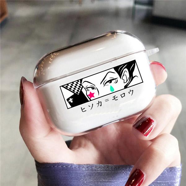 Мягкий защитный чехол HXH Hunter X Hunter, прозрачная коробка для Apple Airpods 1 2 3 Pro Killua Hisoka, чехол для AirPods в стиле аниме