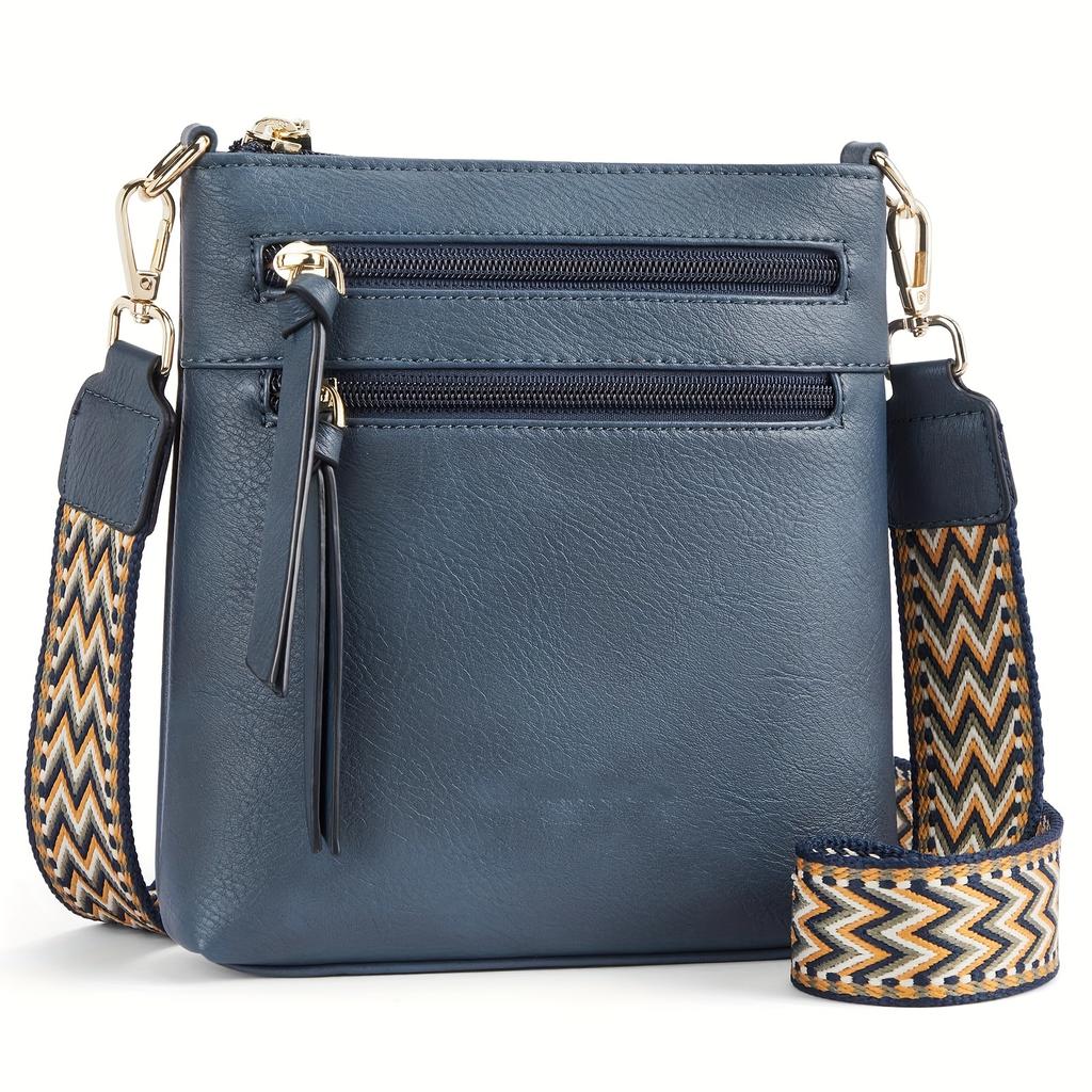 New Shoulder Bag With Geometric Wide Strap, Retro And Simple, Mobile Phone Bag, Can Be Used As A Crossbody Bag, Multifunctional Bag