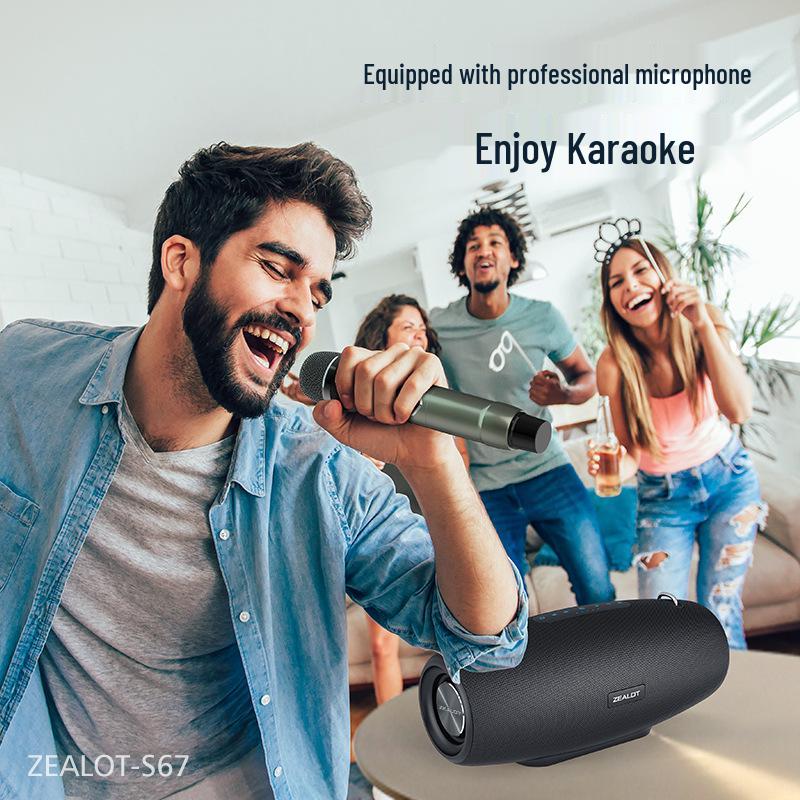 Fanatic S67 60 Вт Bluetooth Портативная уличная колонка с сабвуфером