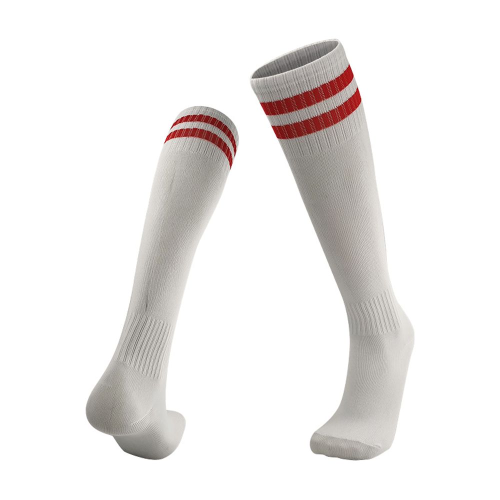 Striped Long Tube Cotton Spandex Soccer Over Knee Socks Sports Socks Football Long Socks Kids Sock