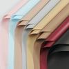 20Pcs/pack Solid Color Waterproof Thickened Rose Bouquet Wrapping Paper First Love Flower Shop Material