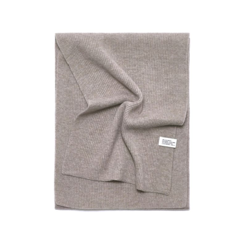 Velsey Cashmere Blended Lip Muffler [SAND BEIGE]