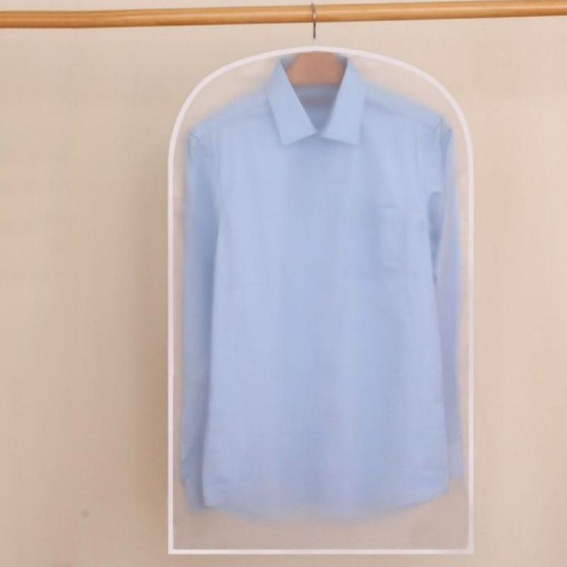 5 шт./лот, боковая молния, пылезащитный мешок для одежды, полупрозрачный PEVA, пылезащитный чехол для костюма, пальто, домашняя детская одежда, пылезащитный чехол