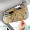 BUB1 Hot CLS w205 1pcs Sun Visor Point Type Multi-function Storage Bag For Mercedes Benz W211 W203 W204 W210 W124 AMG W202 CLA W212 W