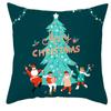 New Christmas Snowman Pillow Cover Christmas Illustration Home Cushion Cover