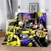 Game, Splatoon, Fashion Cute Cartoon Soft Plush Blanket, Flannel Blanket Gamer Bedroom Bed Sofa Picnic Throw Office Nap Blanket#(2)