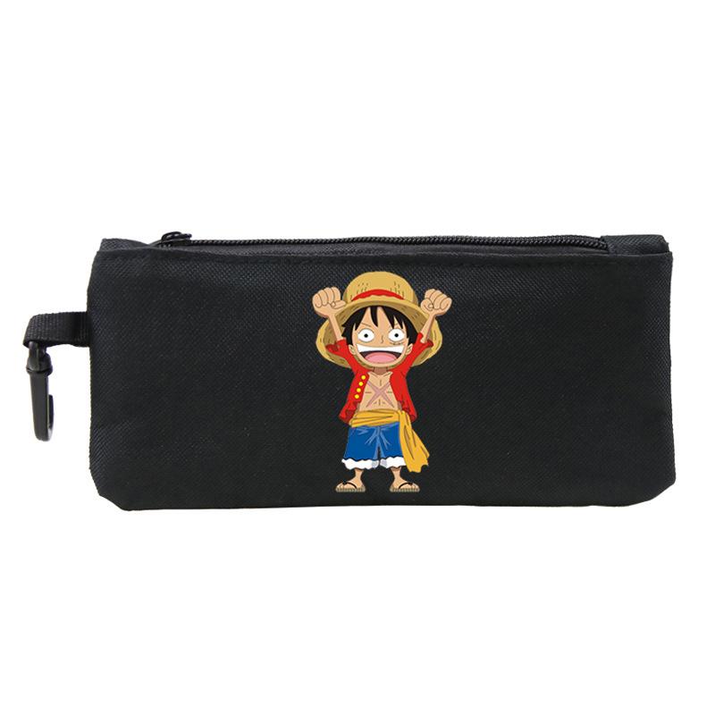 Riman Animation Peripheral Printing Pencil Case, Primary And Secondary School Students Stationery Zipper Pencil Case
