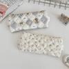 Large Capacity Lace Pencil Pouch Fresh Stationery Storage Bag Flower Pattern Pen Case  Student Use