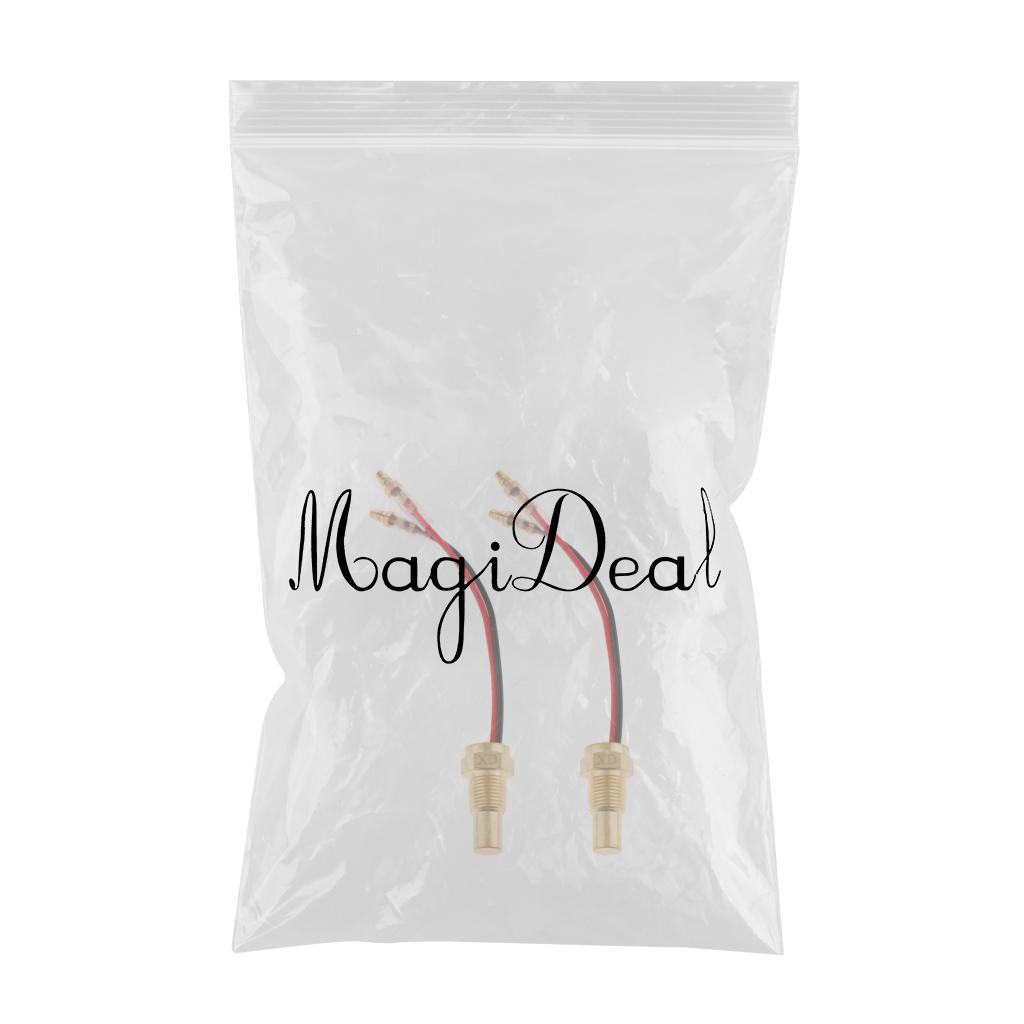 Universal Car Water Temp Gauge Sensor Digital Voltmeter Kit 21mm Plug for Vehicle Temperature Monitoring System