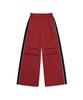 ODDSTUDIO Parachute Wide Nylon Pants - Red / Black