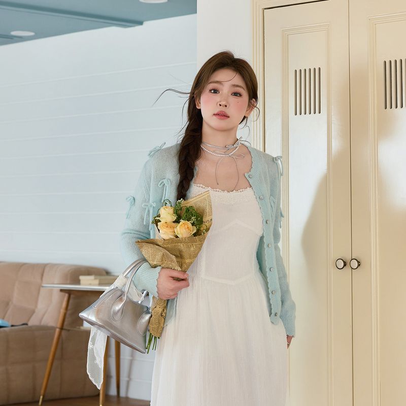 Early Spring Plus-Size Women's Clothing for Slightly Chubby Women, Slimming Dress, European Style, French-Style Cinched Waist Strap Dress