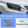 For Lexus GX GX460 2014- Car Headlight Protective Film Cover Front Light Smoked Black TPU Sticker Anti-scratch Accessories