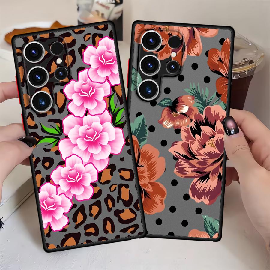 Чехол для Samsung Galaxy S22 S20 Note 20 Ultra 10 S21 S24 Plus S26 S25 S23 FE Чехол для телефона Красивые Цветы