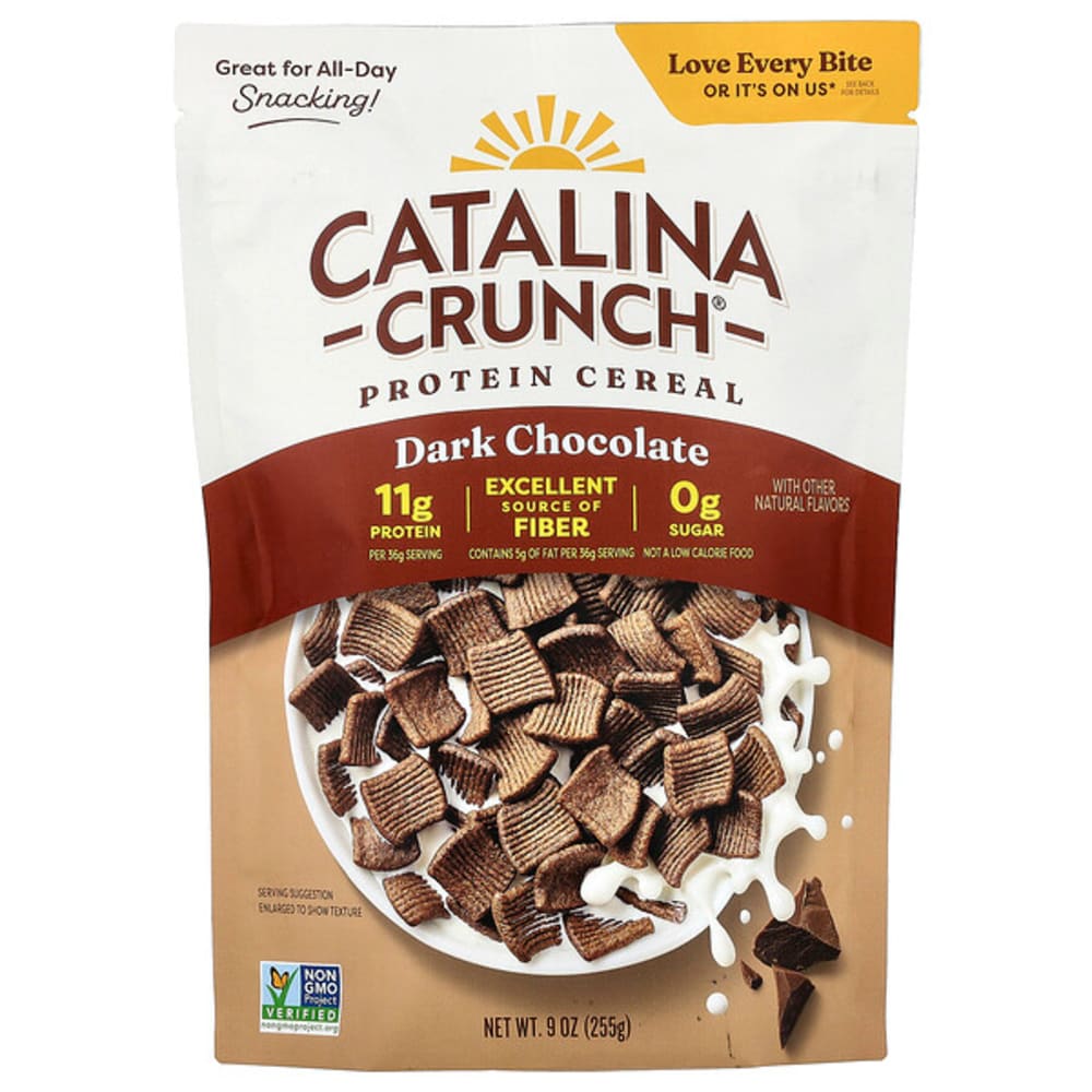 Catalina Crunch Protein Cereal Dark Chocolate 9 Oz 255 G
